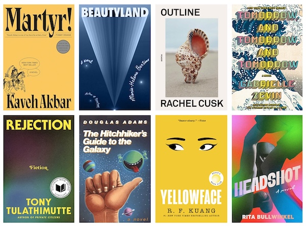 Screenshot of a reading list spreadsheet