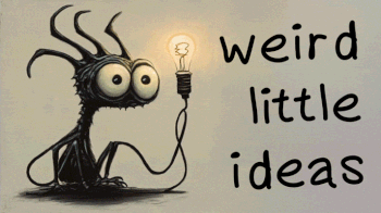 Weird little ideas mascot animating